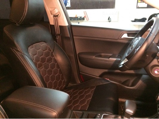 Каркасные авточехлы на KIA Sportage 4