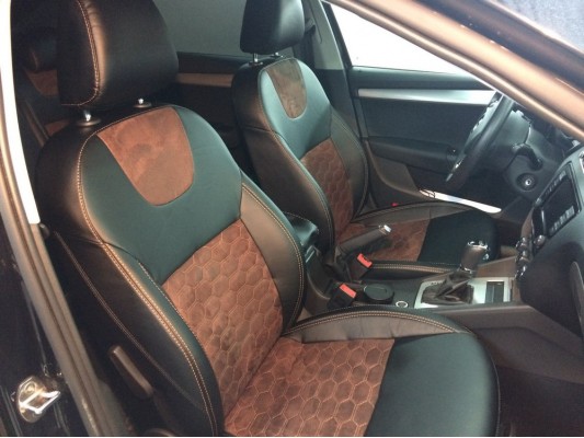 Каркасные авточехлы на Skoda Octavia A7 Каркасные авточехлы на Skoda Octavia A7